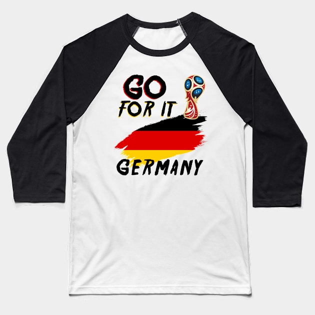 Germany World Cup Baseball T-Shirt by Tuwegl